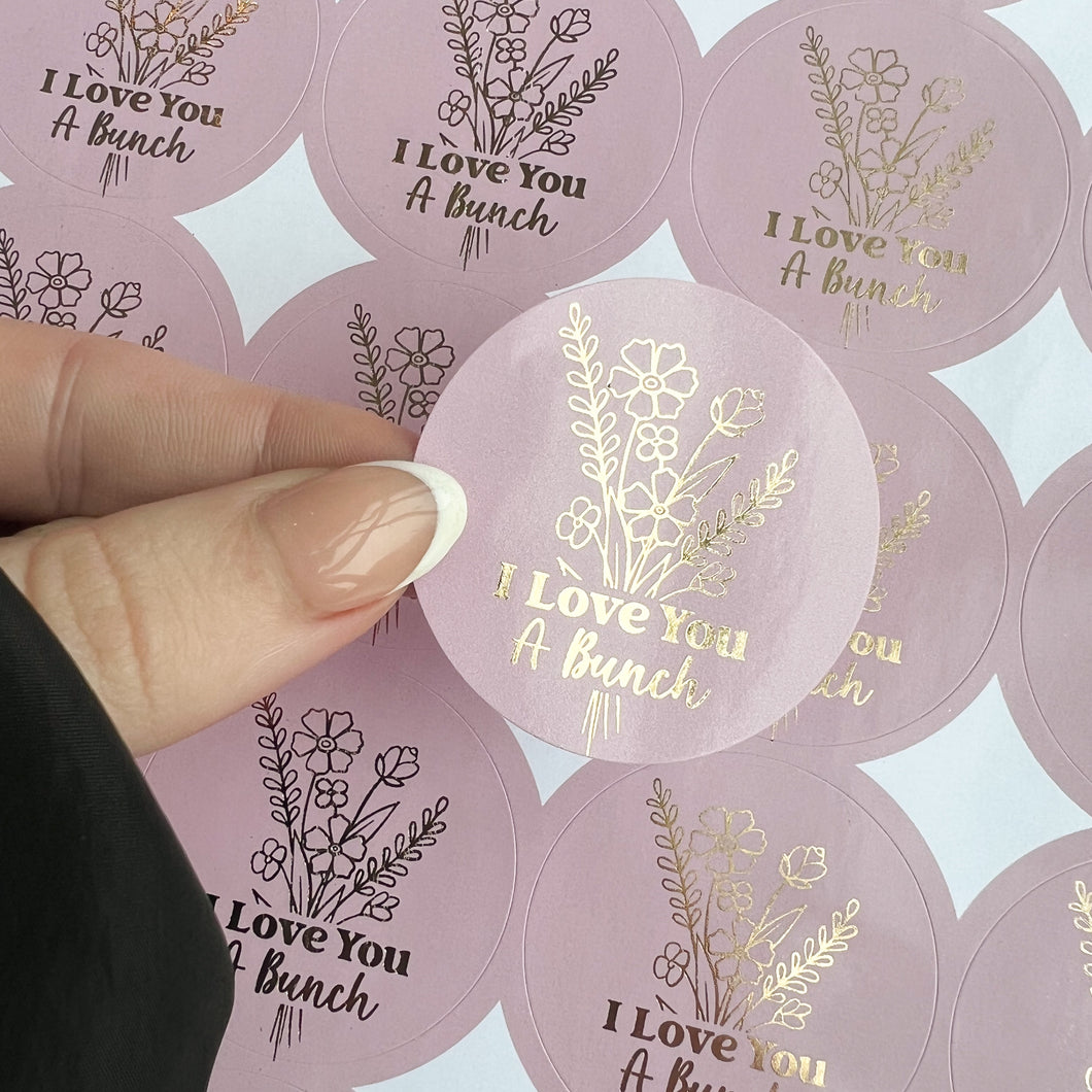 Love You a Bunch Mother's Day Stickers