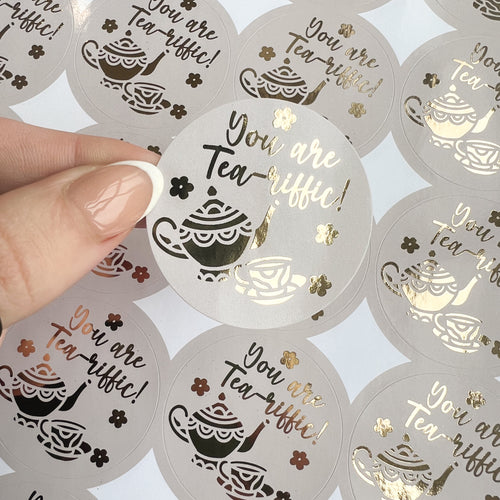 Tea-riffic Mother's Day Stickers