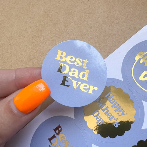 Best Dad Ever Fathers Day Stickers