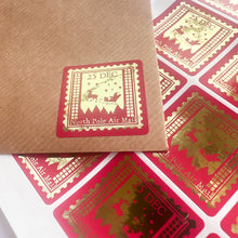 Load image into Gallery viewer, Christmas Stamp Stickers