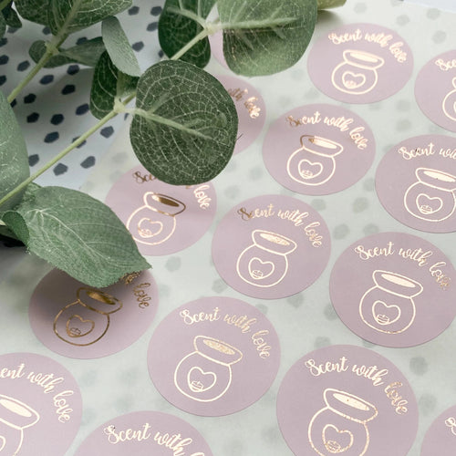 Scent with Love Stickers (Wax Melts/Candles)