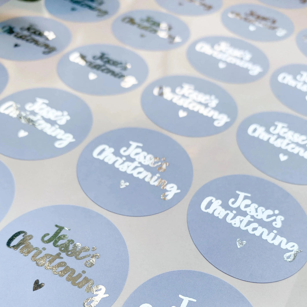 Christening Stickers