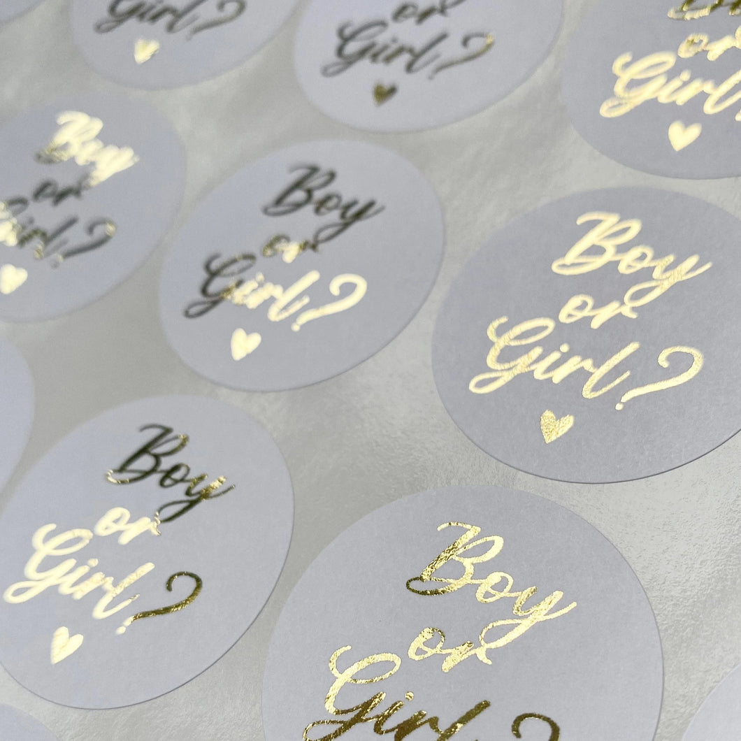 Boy or Girl? Stickers