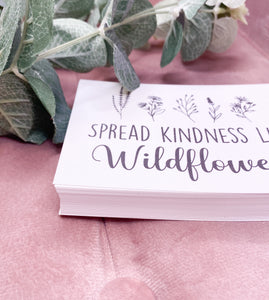A7 Spread Kindness like Wildflowers Inserts
