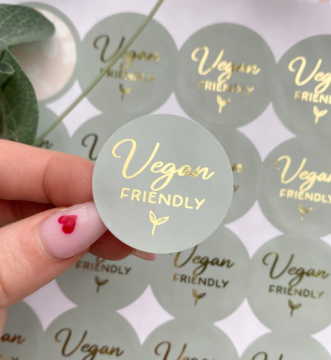 Vegan Friendly Stickers