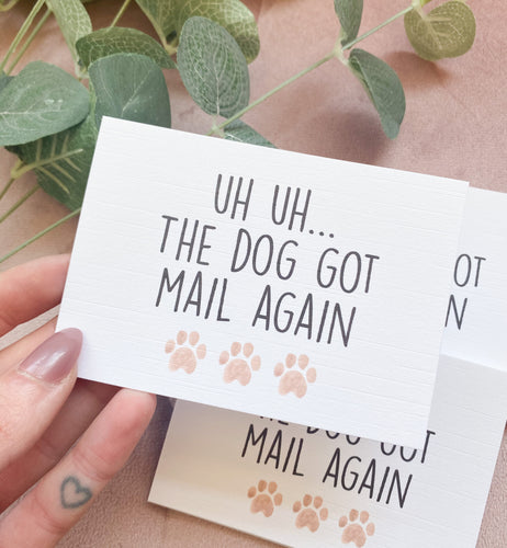 A7 Dog got Mail Inserts